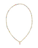 Kendra Scott Mini Elisa and Abbie Gold Strand Necklace in Multi Mix