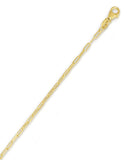 Yellow Gold 1.5mm Paperclip Link Chain, 18"