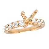 Diamond Semi-Mount Engagement Ring