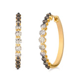 Le Vian® 14K Honey Gold™ 1 1/5 CTW Chocolate Ombré® Diamond Earrings