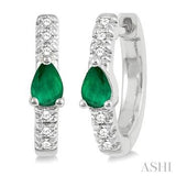 Emerald & Diamond Earrings