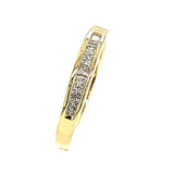 Princess-Cut Diamond Channel-Set Ring