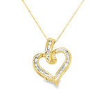 Diamond Open Heart Pendant