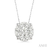 1/8ctw Lovebright Diamond Pendant