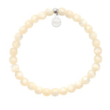 HELP Collection: Spread Kindness Stacker Bracelet with Natural Selenite Beads