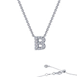 Lafonn Letter B Initial Necklace
