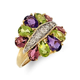 Multicolor Burst Ring