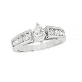 Marquise Center Diamond Engagement Ring