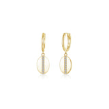 Lafonn Cowrie Shell Dangle Earrings