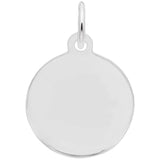 PETITE INITIAL DISC - PLAIN