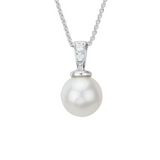 Pearl Pendant & Diamond Bail
