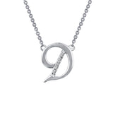 Letter D Pendant Necklace