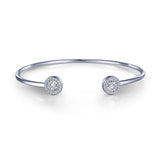 Open Cuff Halo Bracelet