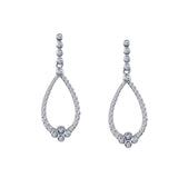 Charming Drop Hoop Earrings