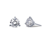 4.0 CTW Solitaire Stud Earrings