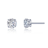 Solitaire Stud Earrings