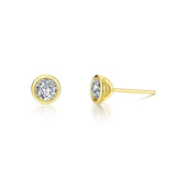 1.50 CTW Solitaire Stud Earrings