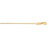 Yellow Gold 0.75mm Box Chain, 18