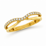 Diamond Split Shank Ring Wrap
