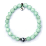 Green Angelite & Terahertz Bracelet