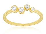 Diamond Bezel Scatter Ring
