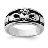 Silver Claddagh Band