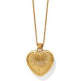 Brighton One Heart Convertible Locket Necklace