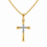 Diamond Inception Cross Pendant