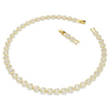 Swarovski Una Angelic Tennis Necklace, Gold-Tone