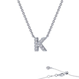 Lafonn Letter K Initial Necklace