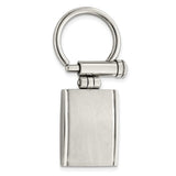 Stainless Steel Brushed Finish Key Ring