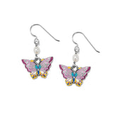 Kyoto In Bloom Butterfly French Wire Earrings