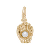 14 KT BASEBALL GLOVE CHARM