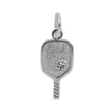 Silver PICKLEBALL PADDLE CHARM