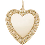 10 KT HEART CHARM