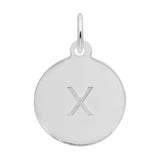 Petite Initial Disc - Lower Case Block x