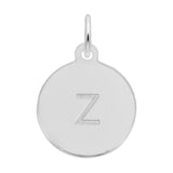 Petite Initial Disc - Lower Case Block z