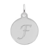 PETITE INITIAL DISC - SCRIPT F