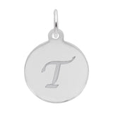 PETITE INITIAL DISC - SCRIPT T