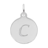 PETITE INITIAL DISC - SCRIPT C
