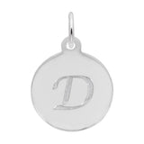 PETITE INITIAL DISC - SCRIPT D
