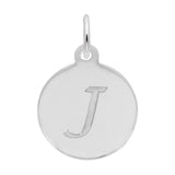 PETITE INITIAL DISC - SCRIPT J