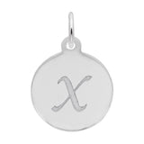 PETITE INITIAL DISC - SCRIPT X