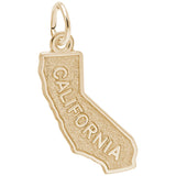 CALIFORNIA MAP CHARM