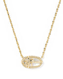 Kendra Scott Elisa Bow Gold Short Pendant Necklace
