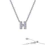 Lafonn Letter H Initial Necklace