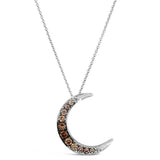 Le Vian Ombre Crescent Moon Pendant