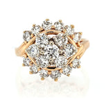 Diamond Cluster Ring