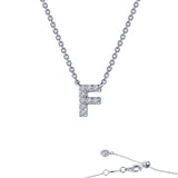 Lafonn Letter F Initial Necklace