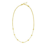 Adjustable Beaded Station Necklace